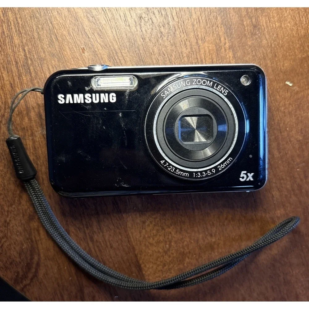 Samsung PL Series PL120 14.2MP Digital Camera Black AS IS Parts or Repair